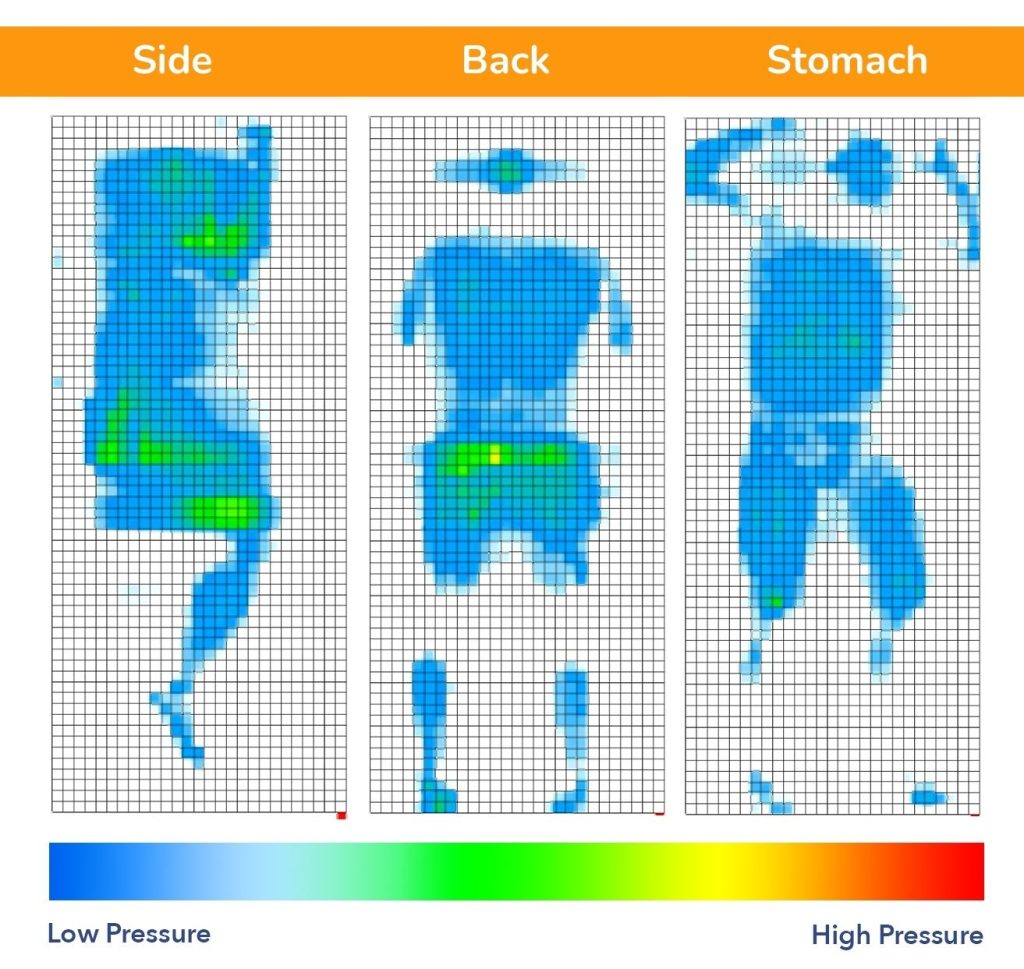 Sleep Advisor Pressure Map Results