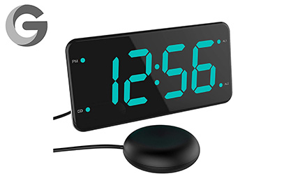 lielongren Loud Alarm Clock with Bed Shaker product image