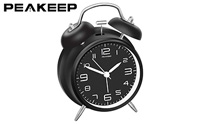 product image of Peakeep 4 inches Twin Bell Alarm Clock with Stereoscopic Dial small