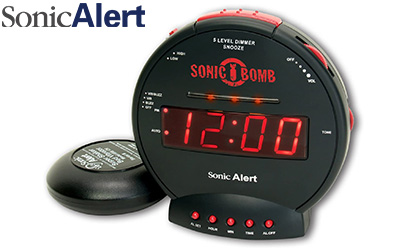 Sonic Bomb Dual Extra Loud Alarm Clock with Bed Shaker product image 